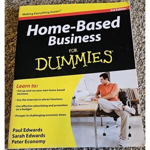 Home-Based Business for Dummies 3rd Edition Paperback Paul Edwards Sarah Edwards